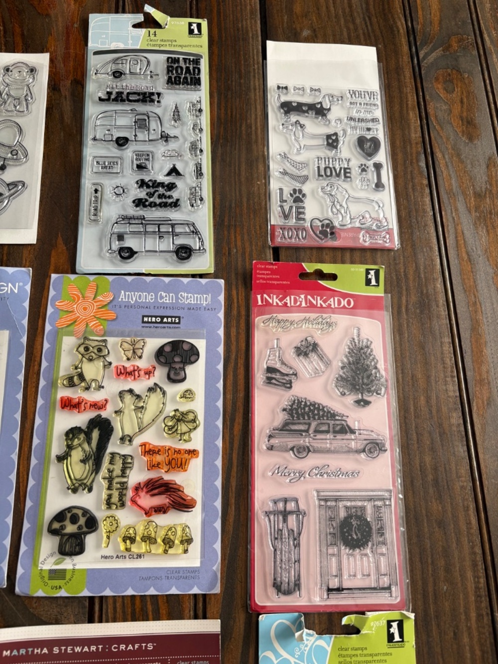 Lot of Clear stamps - 16 Sets - Hero Arts - Stampendous - Martha Stewart & More - Picture 3 of 10